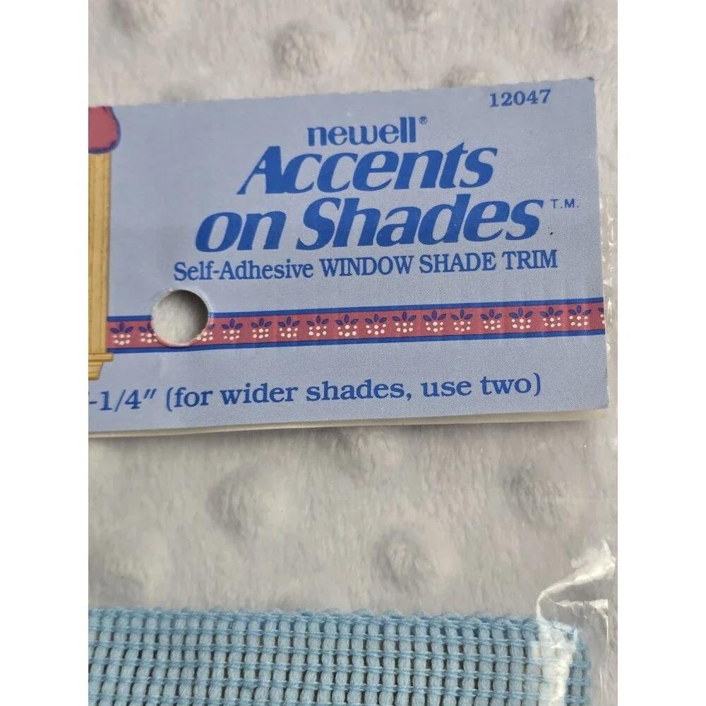 Vintage Fringe Teal Newell New Accents On Shades Self Adhesive Window Shade Trim